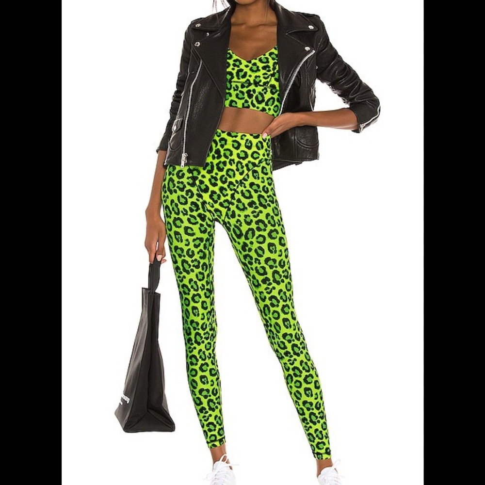 ADAM SELMAM NEON LEOPARD SET